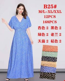 Sukienka damskie B25 Mix kolor M-2XL