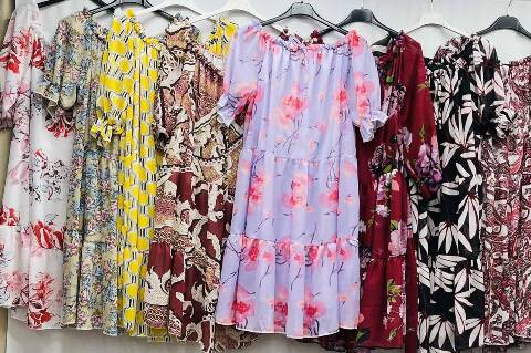 Sukienka damskie 5379 Mix kolor Standard (towar polskie)