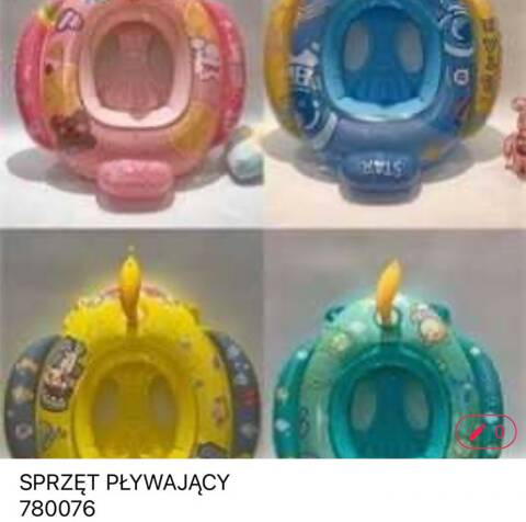 SPRZĘT PŁYWAJĄCY 780076 MIX KOLOR STANDARD