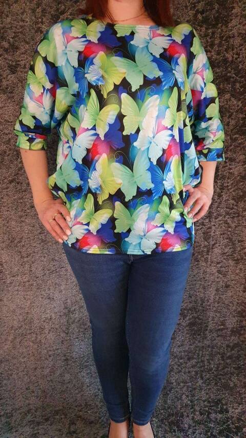 Bluzka damskie 5593 Mix kolor Standard (towar polskie)