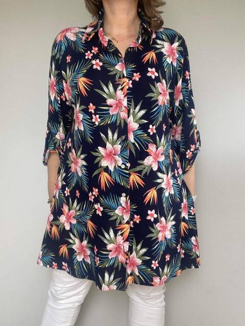 Tunika damskie 5765 Mix kolor Standard (towar polskie)