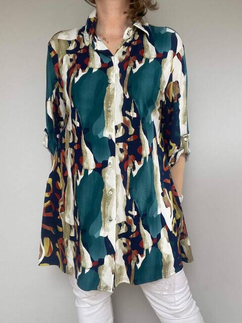 Tunika damskie 5766 Mix kolor Standard (towar polskie)