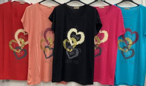 Bluzka damska 5843 Mix kolor Standard 1