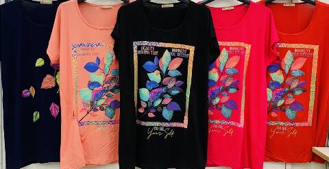 Bluzka damska 5852 Mix kolor Standard