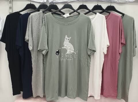 Bluzka damska 5857 Mix kolor 2XL-5XL 1