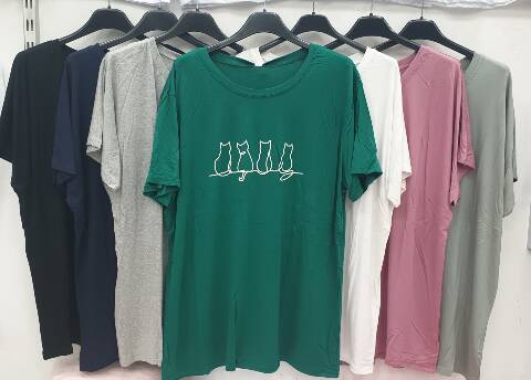 Bluzka damska 5859 Mix kolor 2XL-5XL