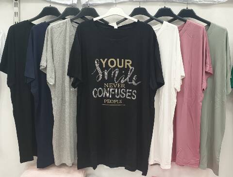 Bluzka damska 5860 Mix kolor 2XL-5XL 1