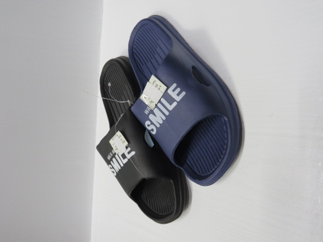 Klapki Męskie A-8832-2 BLACK/DK.GREY/NAVY 40-45