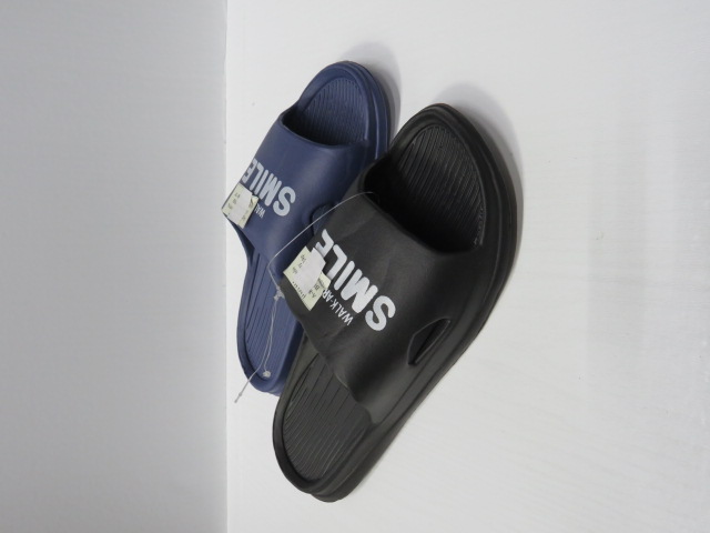 Klapki Męskie A-8832-2 BLACK/DK.GREY/NAVY 40-45 1