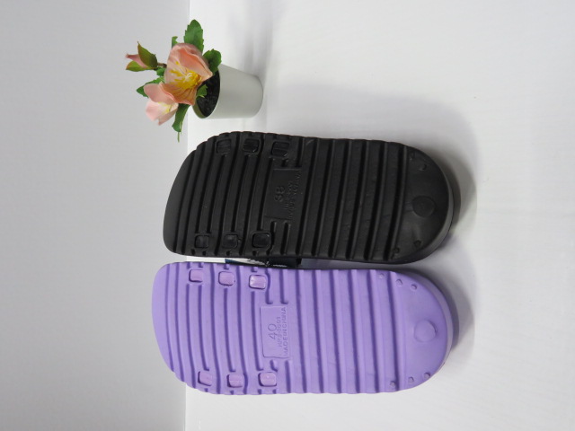 Klapki Damskie A2006-2 BLACK/L.PURPLE/L.GREEN/L.PINK 36-41 2