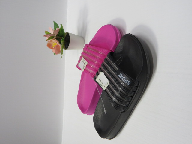 Klapki Damskie A-7073 PINK/PURPLE/BLACK/NAVY 36-41 1