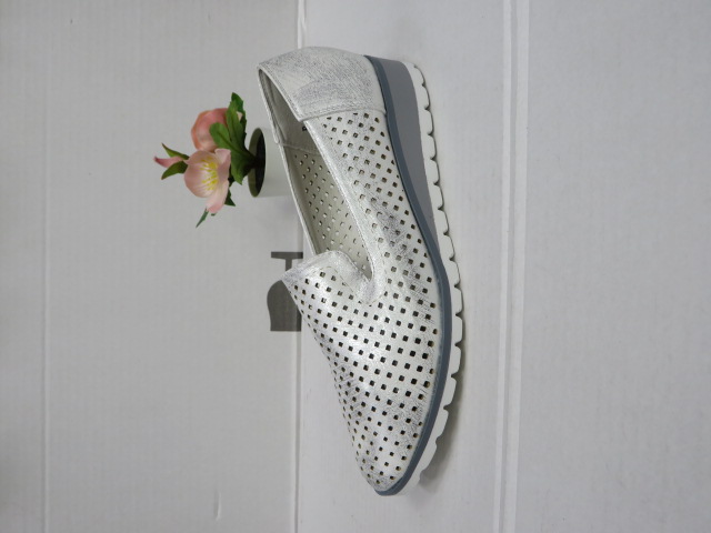 Baleriny Damskie 0598 SILVER 36-41