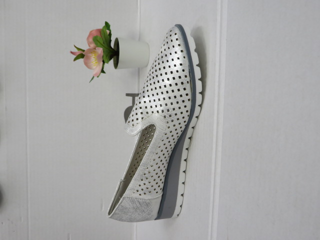 Baleriny Damskie 0598 SILVER 36-41 1