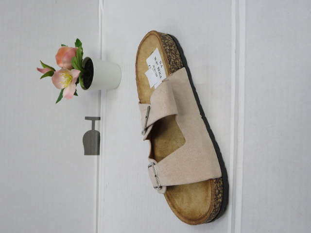 Klapki Damskie W-87 BEIGE 36-41 1