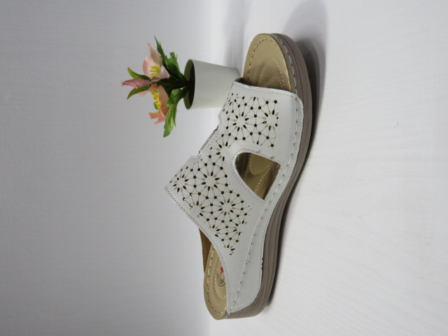 Klapki Damskie DJ31-6 WHITE 39-43 1