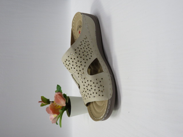 Klapki Damskie DJ31-6 BEIGE 39-43 1