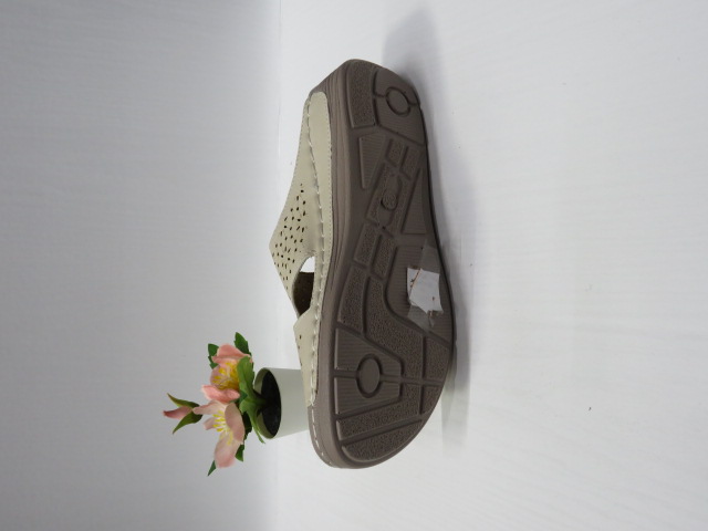 Klapki Damskie DJ31-6 BEIGE 39-43 2