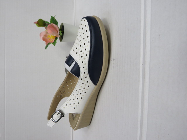 Sandały damskie DJ33-1 WHITE/BLUE 39-43