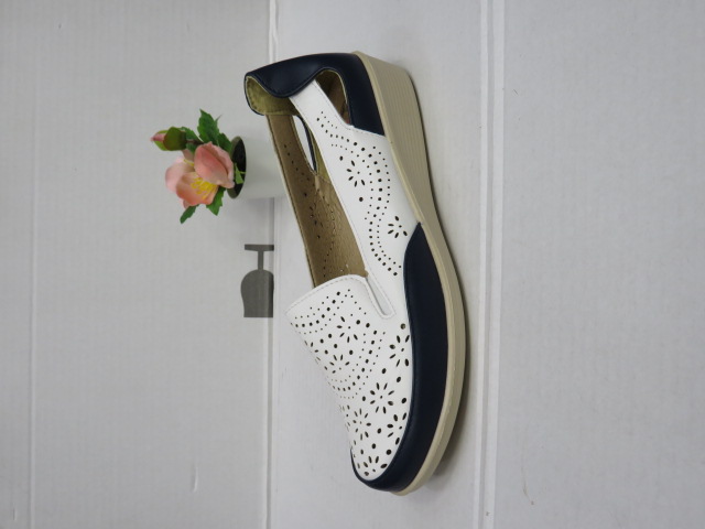 Półbuty Damskie DTB3-03 WHITE/BLUE 39-43