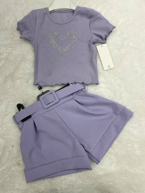 Komplet dziewczęcy 7052 1 kolor 4-14 1