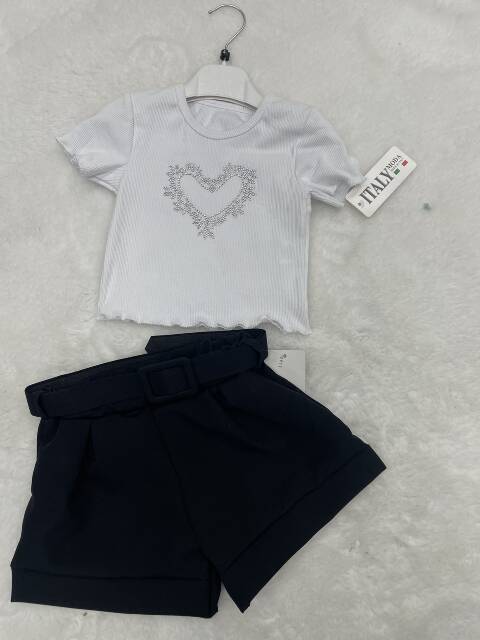 Komplet dziewczęcy 7054 1 kolor 4-14 1