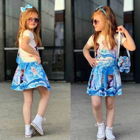 Komplet dziewczęcy 7056 1 kolor 2-8 1