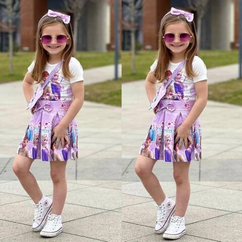 Komplet dziewczęcy 7061 1 kolor 2-8 1