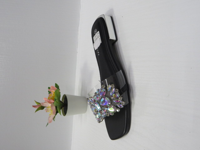 Klapki Damskie BY006 BLACK 36-41