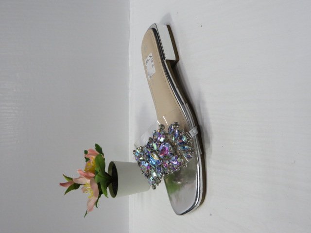 Klapki Damskie BY006 SILVER 36-41