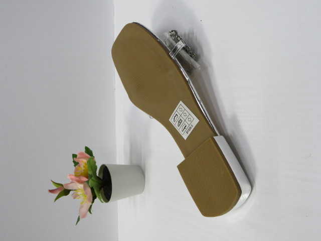 Klapki Damskie BY006 SILVER 36-41 2