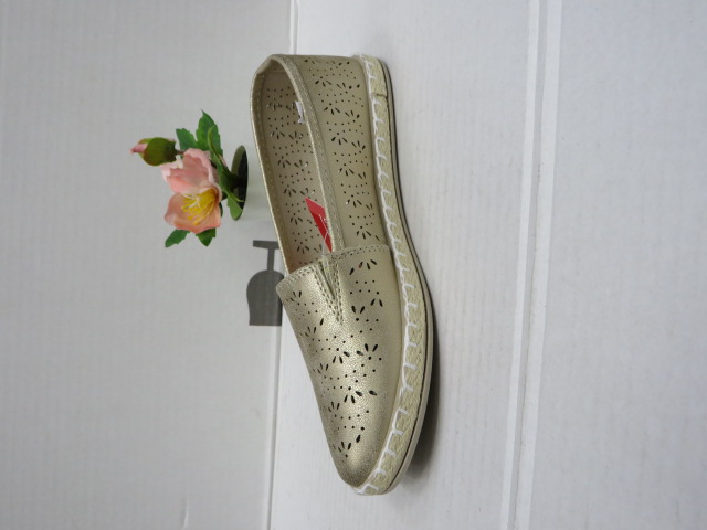 Baleriny Damskie Y23-16 GOLD 36-41 1