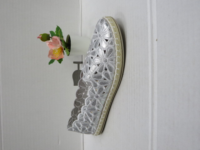 Baleriny Damskie Y99-2 SILVER 36-41