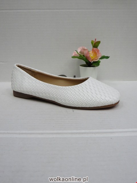 Baleriny Damskie 776 WHITE 36-41