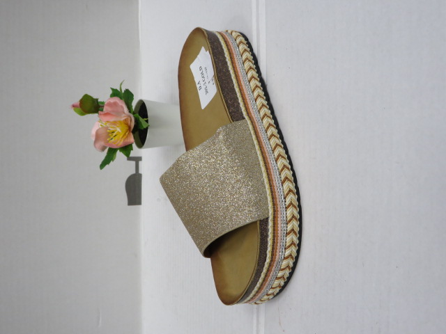 Klapki Damskie 202-2 GOLD 36-41