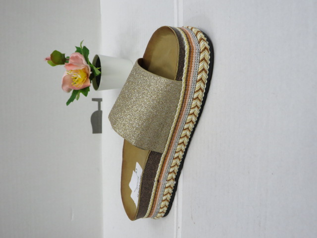 Klapki Damskie 202-2 GOLD 36-41 1