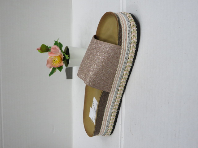 Klapki Damskie 202-2 CHAMPAGNE 36-41 1