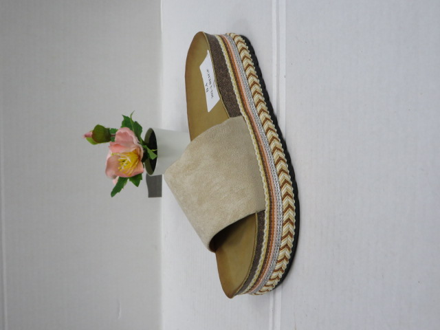 Klapki Damskie 202-2 BEIGE 36-41