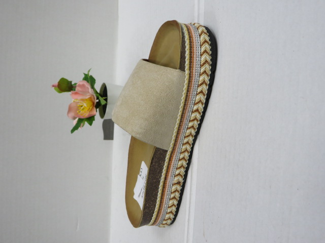 Klapki Damskie 202-2 BEIGE 36-41 1