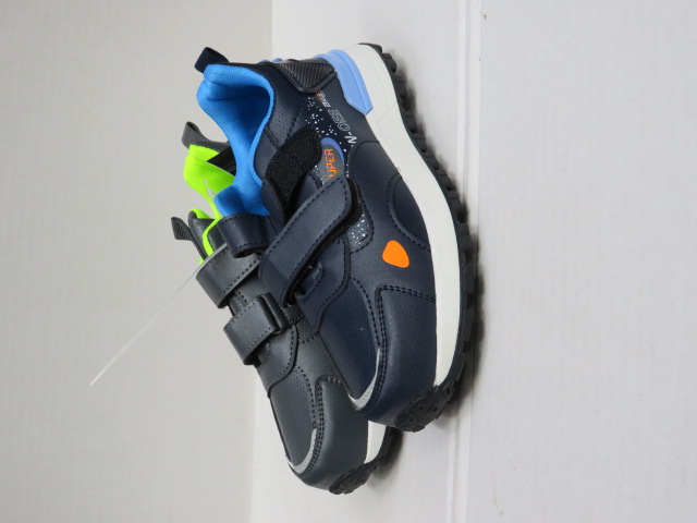 Buty Sportowe Dziecięce S806-2 BLACK/BLUE/GREY 31-36