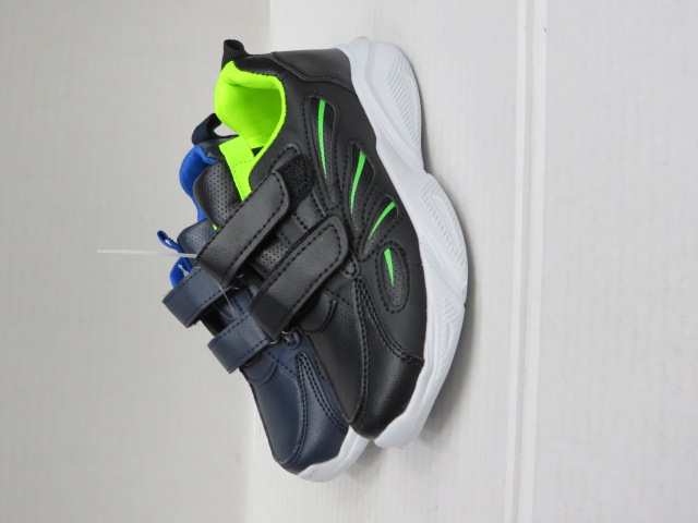 Buty Sportowe Dziecięce S046-1 BLACK/NAVY/GREY 25-30