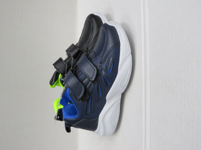 Buty Sportowe Dziecięce S046-1 BLACK/NAVY/GREY 25-30 1