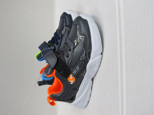 Buty Sportowe Dziecięce S809-1 BLACK/BLUE/GREY 25-30 1