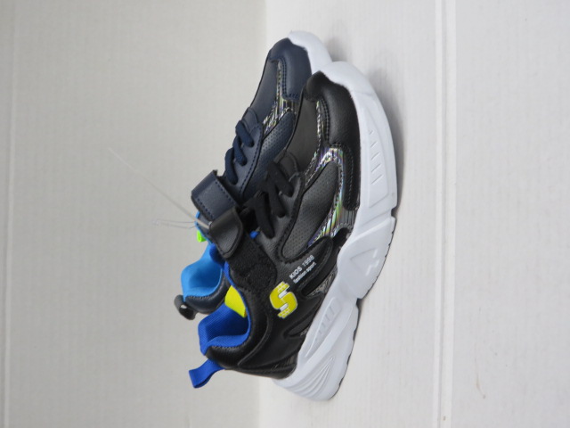 Buty Sportowe Dziecięce S809-2 BLACK/BLUE/GREY 31-36 1