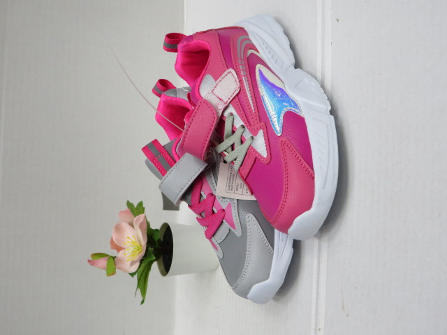 Buty Sportowe Dziecięce S807-2 FU/PINK/GREY 31-36