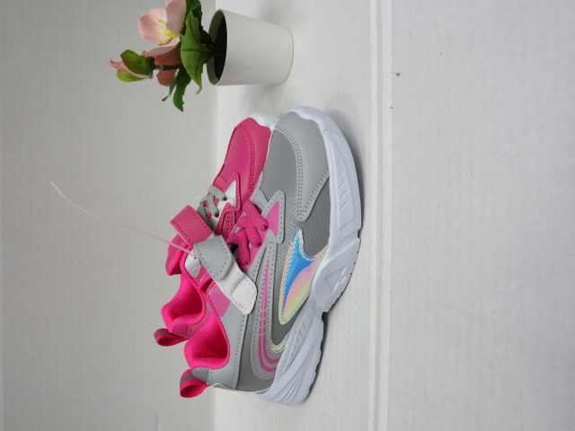 Buty Sportowe Dziecięce S807-1 FU/PINK/GREY 25-30 1