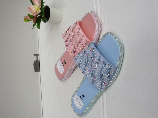 Klapki Damskie XF-5 MIX 4 KOLOR 37-42