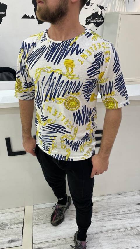 Bluzka męskie 9712 Mix kolor M-2XL (towar tureckie)