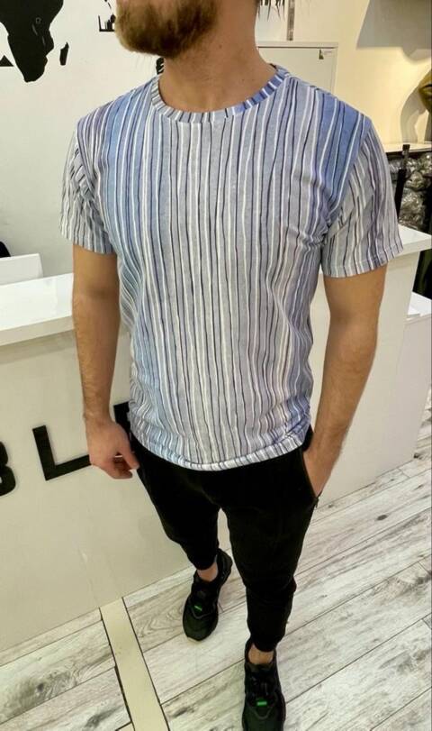 Bluzka męskie 9727 Mix kolor M-2XL (towar tureckie) 1