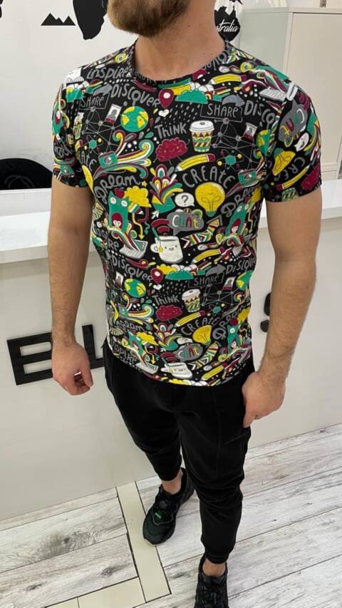 Bluzka męskie 9730 Mix kolor M-2XL (towar tureckie) 1