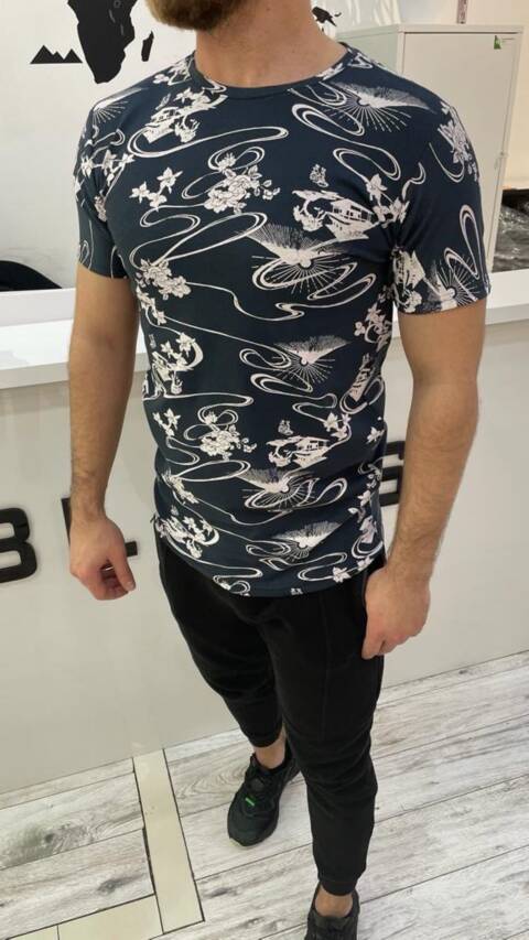 Bluzka męskie 9733 Mix kolor M-2XL (towar tureckie) 1